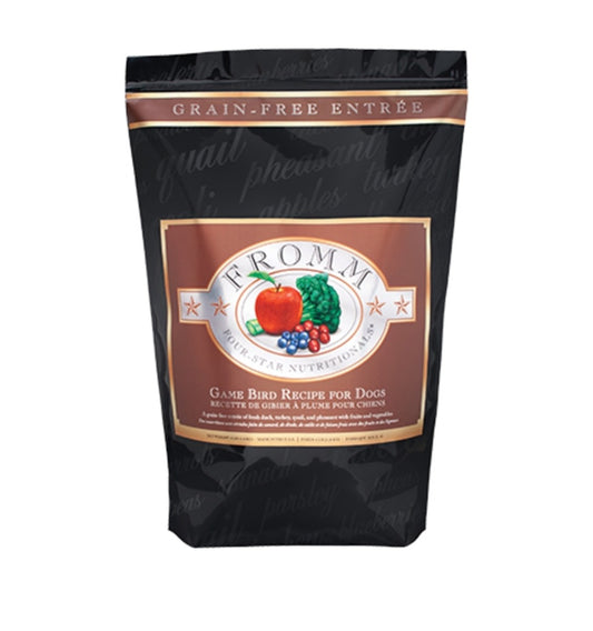 Fromm Dog Food 4 Star Grain Free Gamebird 26lb