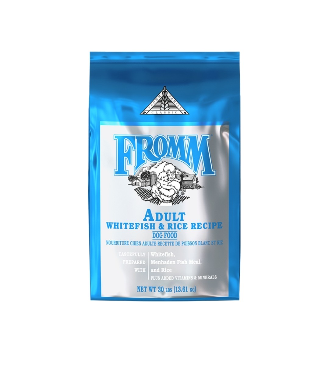 Fromm Dog Food Classic Adult Whitefish & Rice 30lb
