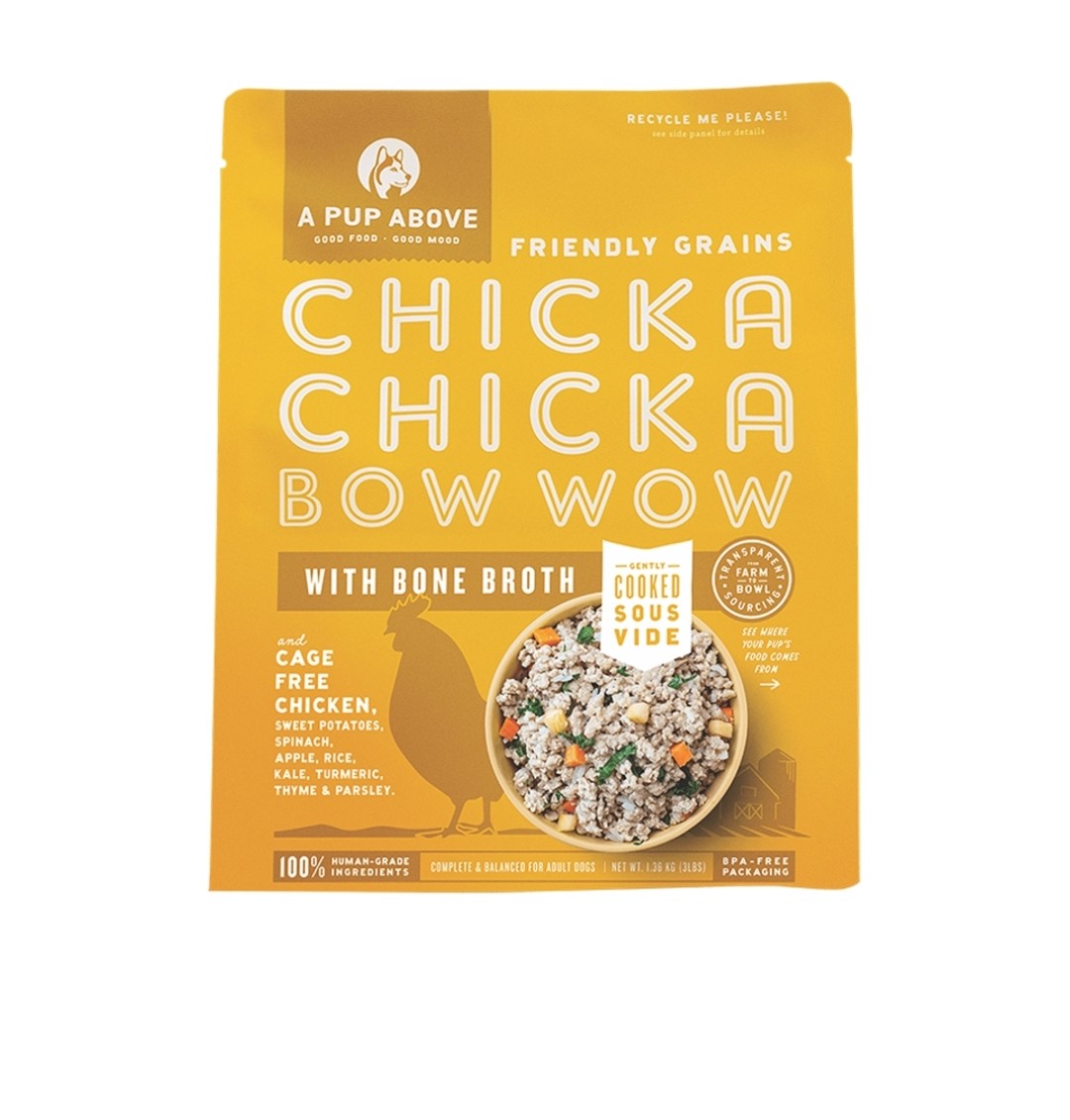 A Pup Above Dog Food Frozen Grains Chicken Bow Wow 3lb