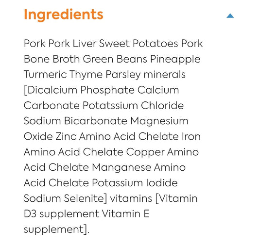 A Pup Above Frozen Grain Free Dog Food Pork 7lb