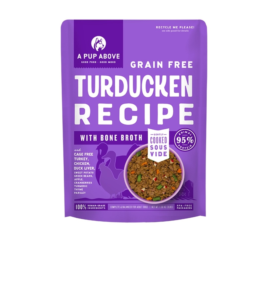 A Pup Above Frozen Grain Free Dog Food Turducken 3lb