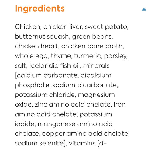 A Pup Above Frozen Grain Free Dog Food Puppy Recipe 3lb