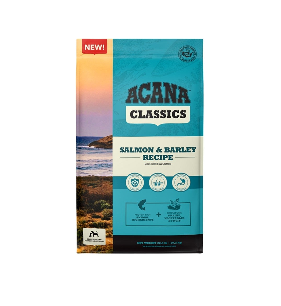 Acana Dog Food Classics Salmon & Barley Recipe 4lb