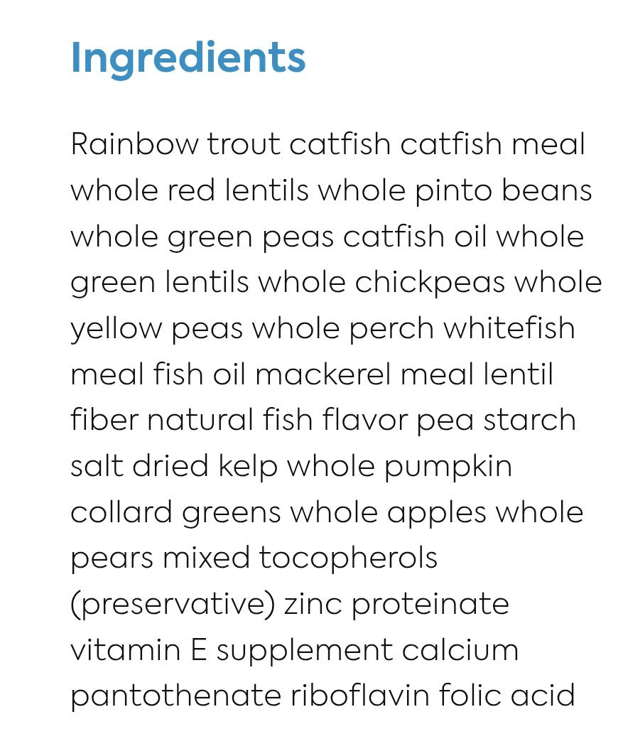 Acana Dog Food Grain Free Freshwater Fish Recipe 4lb