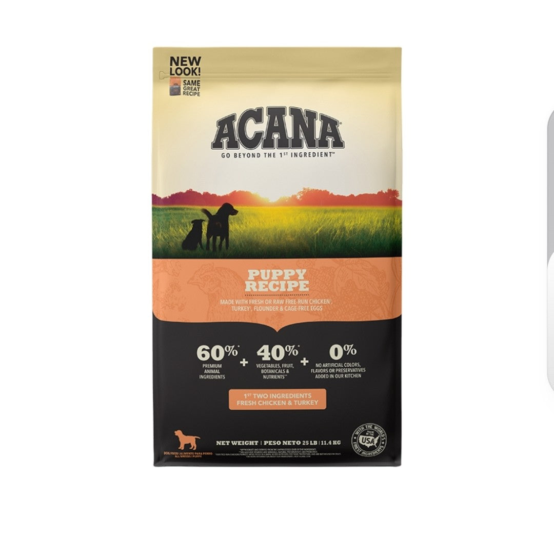 Acana Dog Food Grain Free Puppy Recipe 13lb