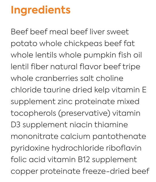 Acana Dog Food Grain Free Singles Beef & Pumpkin Recipe 22.5lb