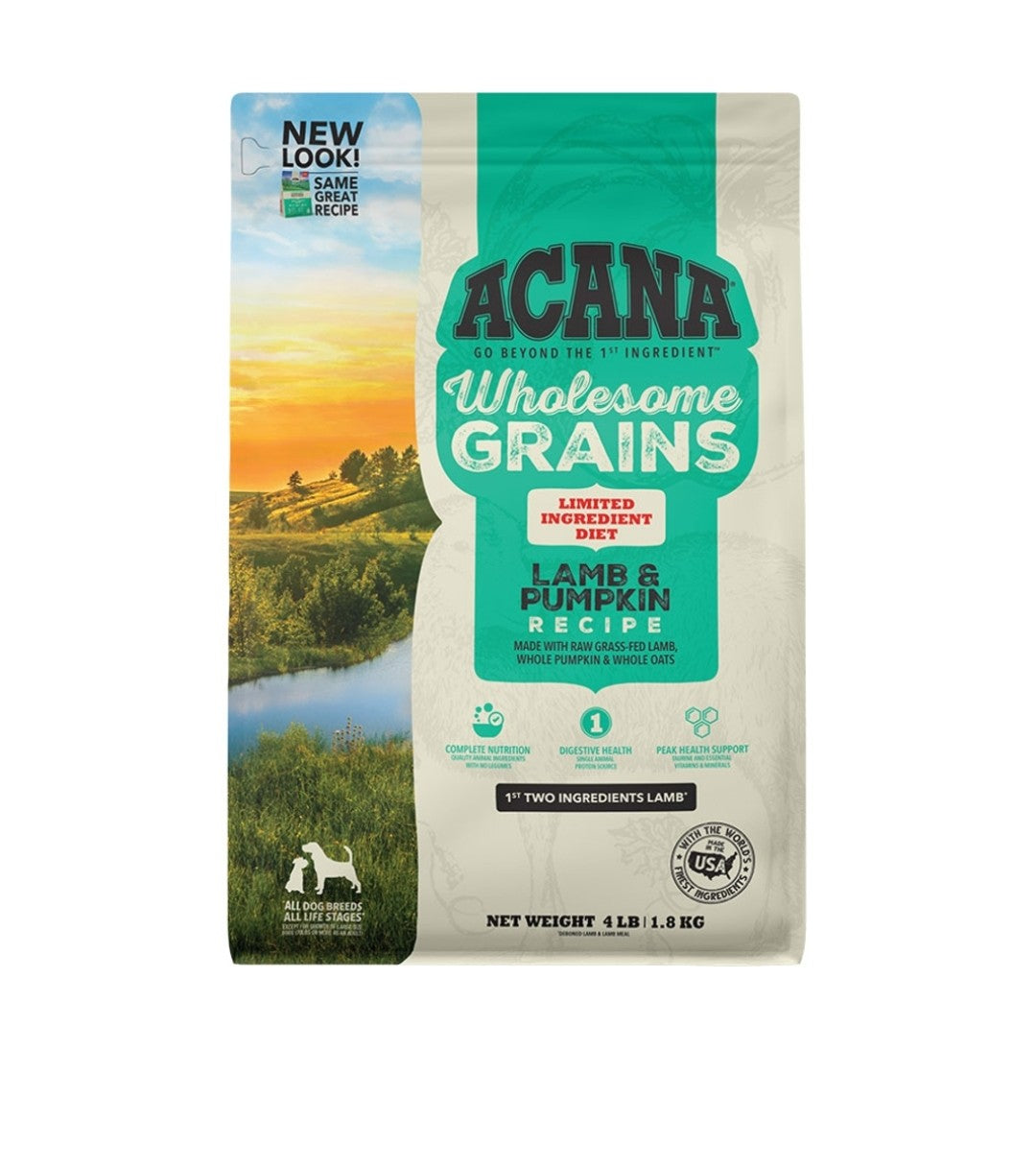 Acana Wholesome's Grains Lamb & Pumpkin 22.5lb