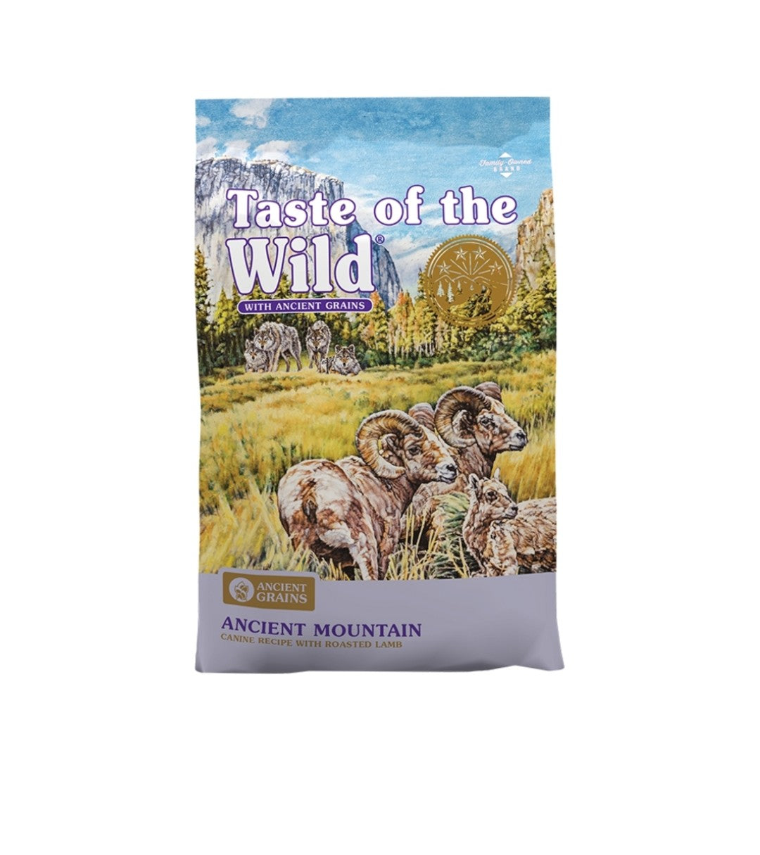 Taste of the wild dog food Ancient Mountain Recipe With Roasted Lamb 14.lb