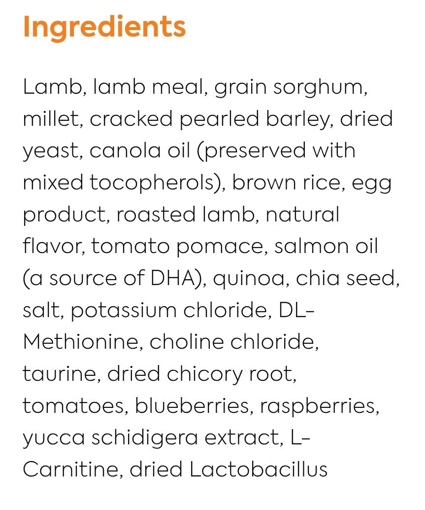 Taste of the wild dog food Ancient Mountain Recipe With Roasted Lamb 14.lb