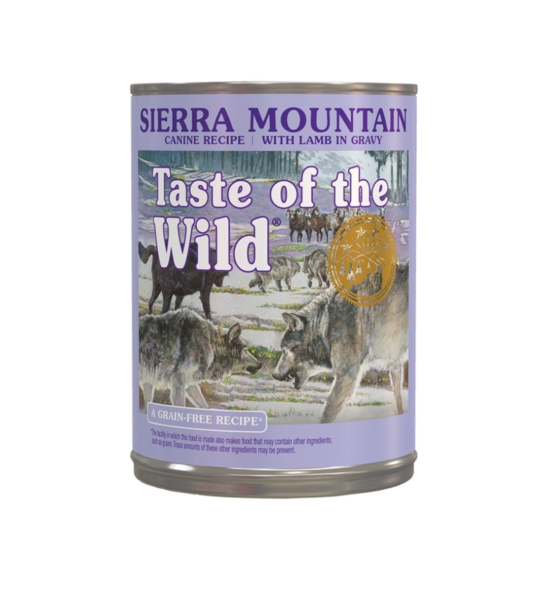 Taste of the wild wet dog food Grain Free Sierra Mountain With Lamb In Gravy 13.2 oz 12 Pack