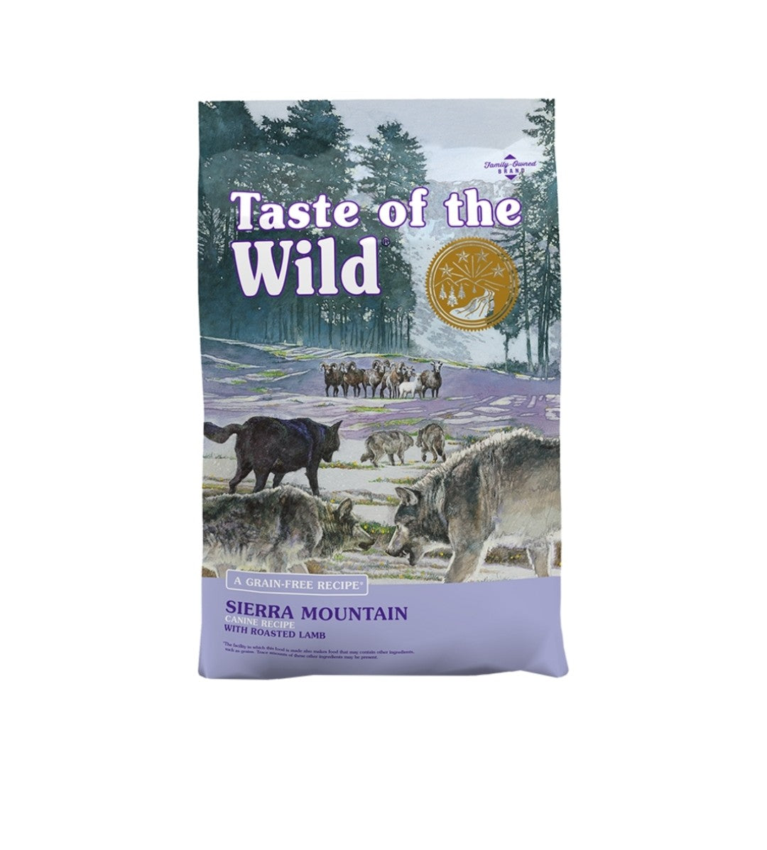 Taste of the wild dog food Grain Free Sierra Mountain With Roasted Lamb 5lb