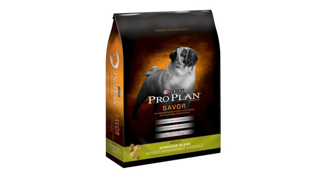Pro Plan Weight Management Shredded Blend Chicken And Rice Dog Food 34lb