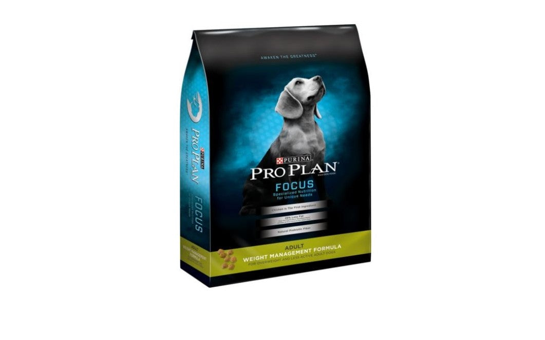 Pro plan Weight Management chicken and rice dog food 34lb