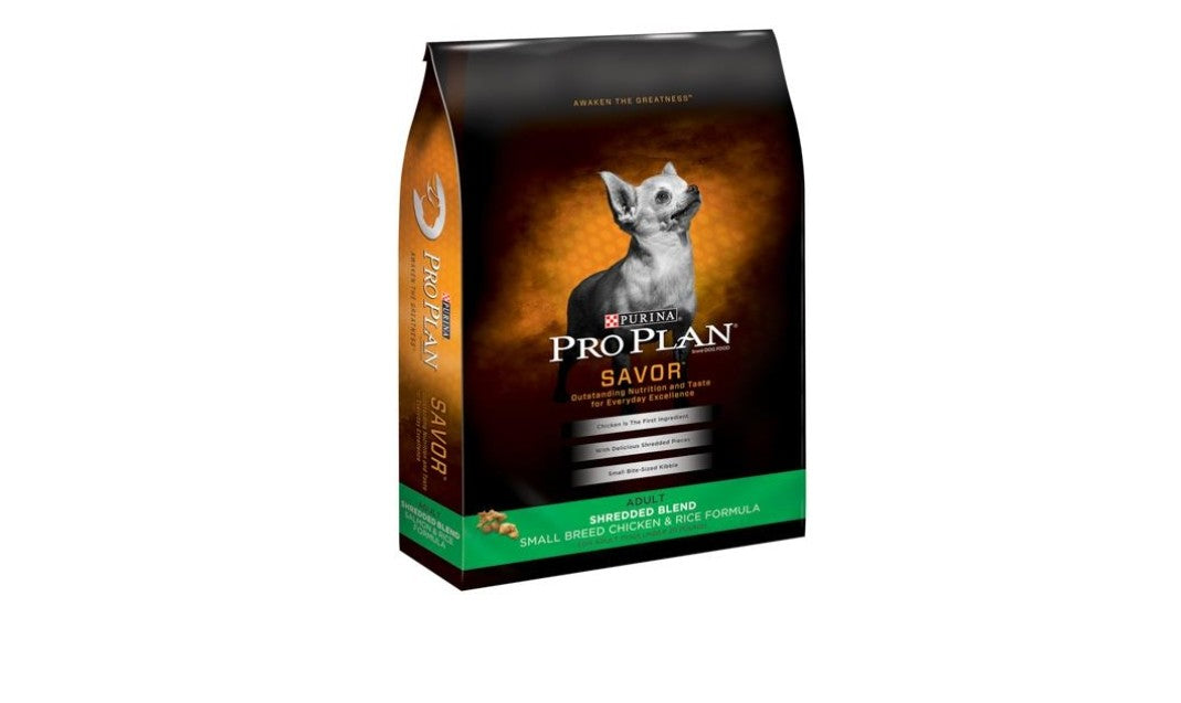 Pro Plan Shredded Blend Chicken And Rice Small Breed Dog 34lb