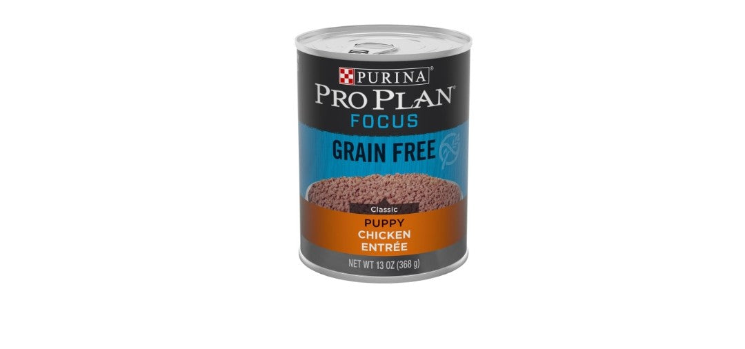 Pro Plan Development Grain Free Classic Chicken Entree Puppy 12 Pack 13oz cans