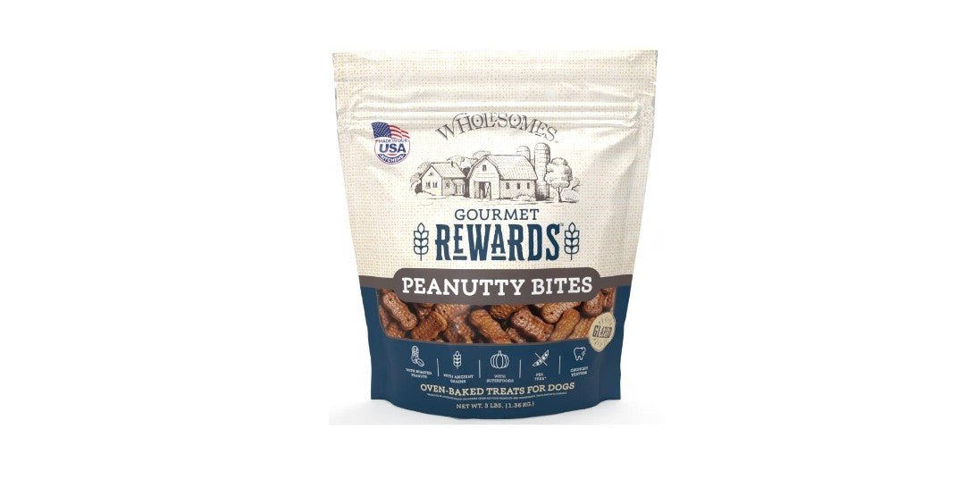 Wholesome's Gourmet Rewards Peanutty Bites 20lb