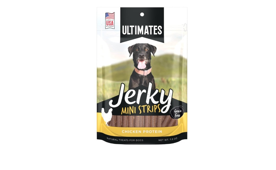 Ultimates Jerky Chicken Mini Strips 7oz