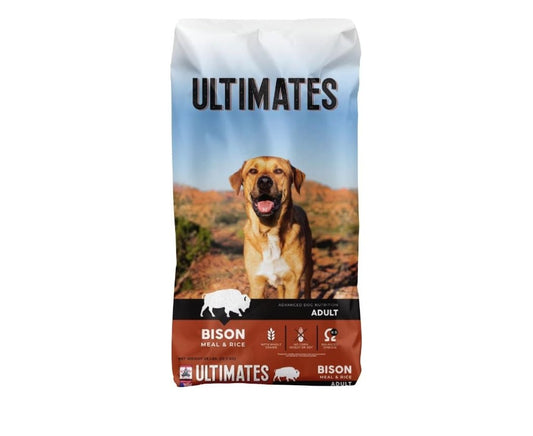 Ultimates Bison Meal and Rice dog 28lb