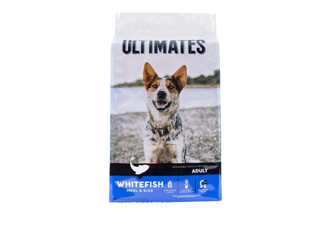 Ultimates Whitefish Meal and Rice dog 28lb