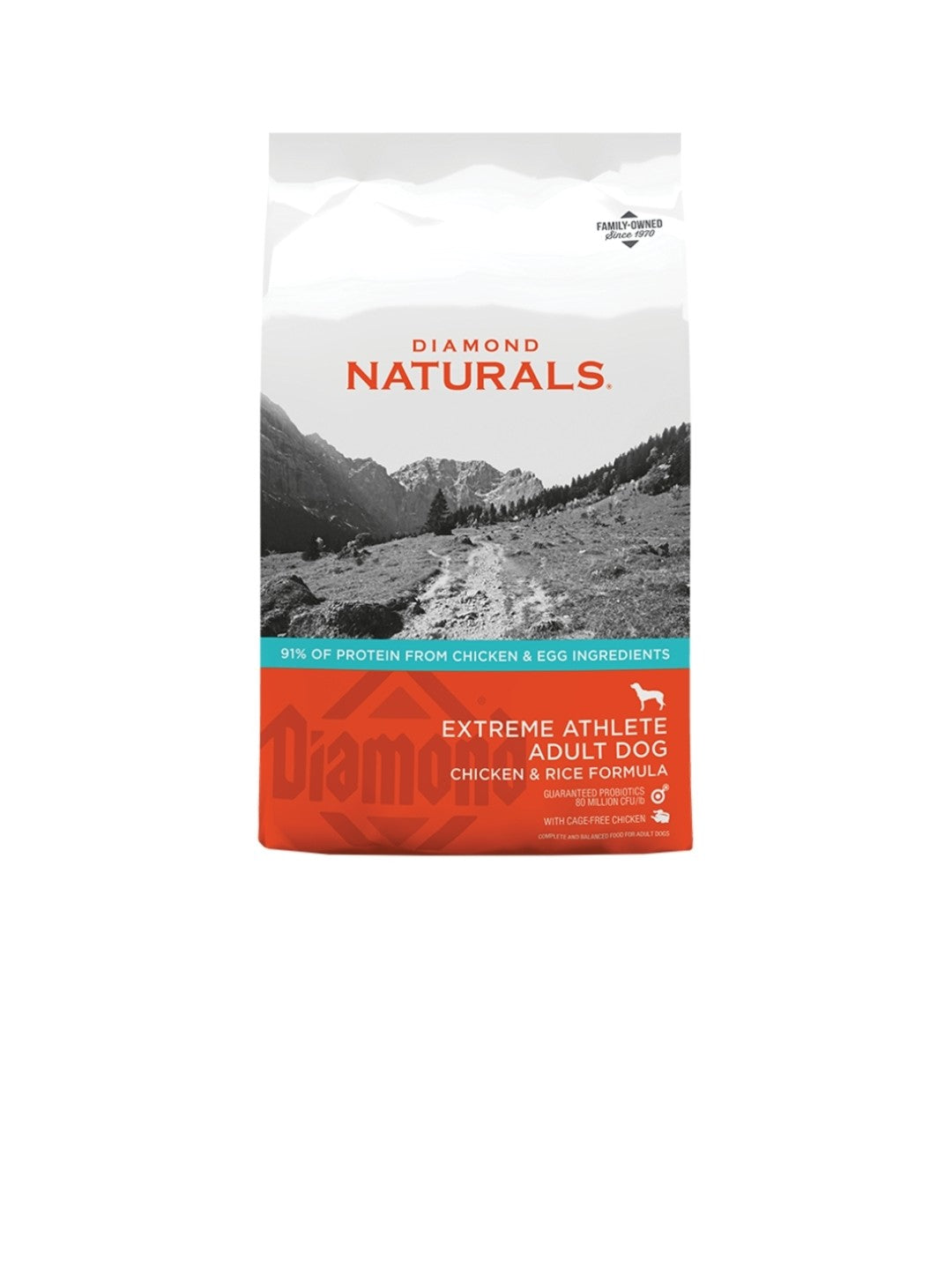 Diamond Naturals Dog Extreme Athlete Adult Chicken and Rice 40lb