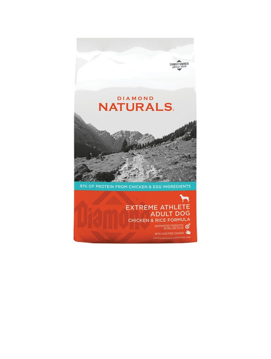Diamond Naturals Dog Extreme Athlete Adult Chicken and Rice 40lb