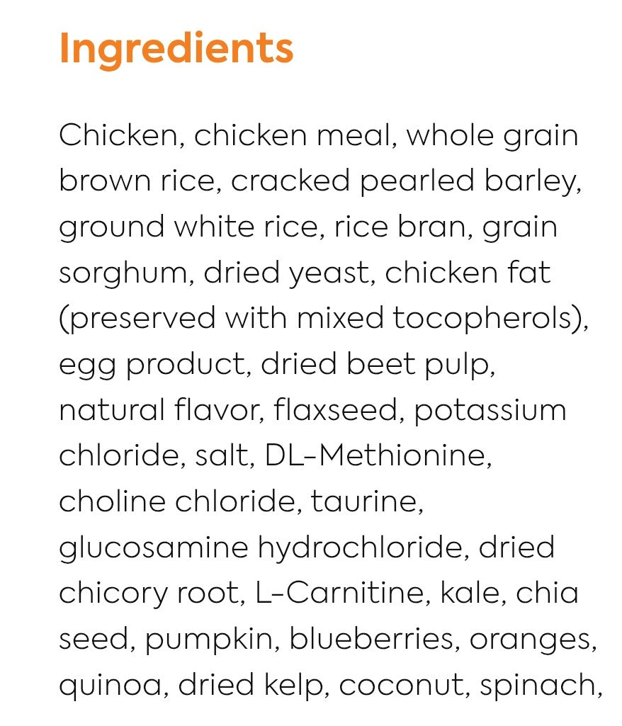 Diamond Naturals Dog Large Breed Adult Chicken and Rice 40lb