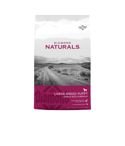 Diamond Naturals Dog Large Breed Puppy Lamb Meal and Rice 6lb