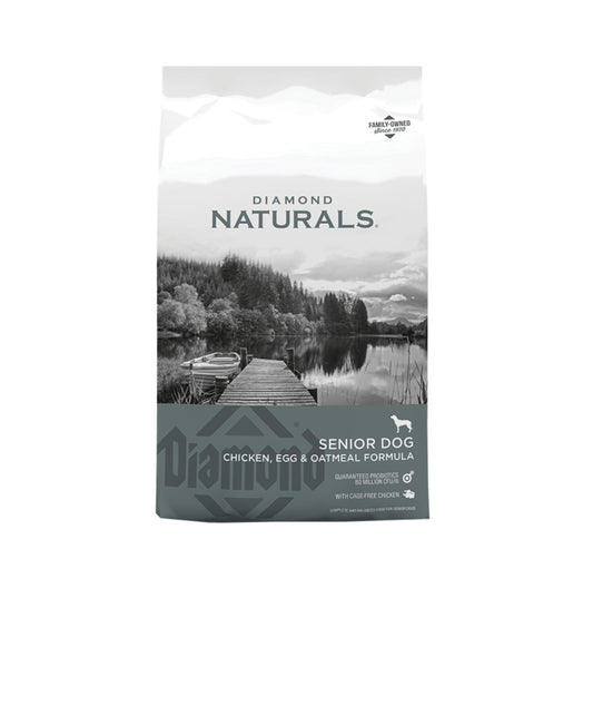 Diamond Naturals Dog Senior Chicken Egg and Oatmeal 35lb