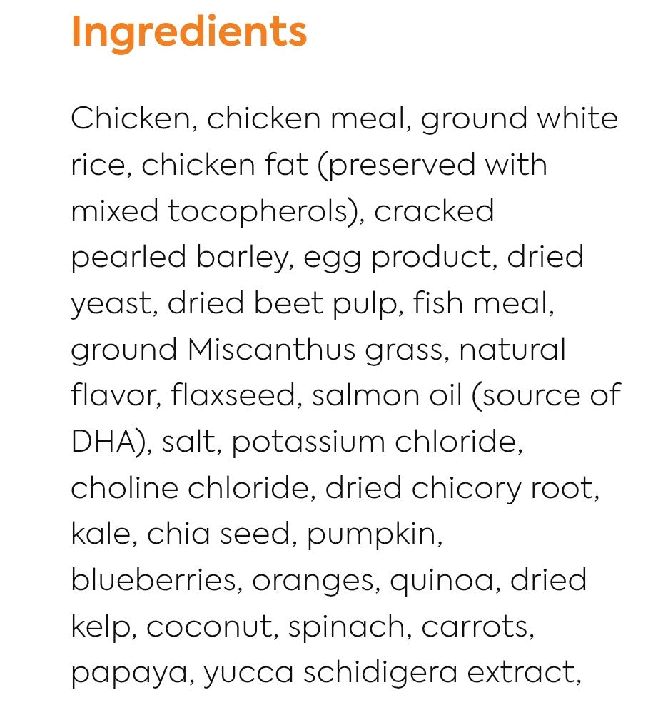 Diamond Naturals Dog Small and Medium Breed Puppy Chicken And Rice 18lb