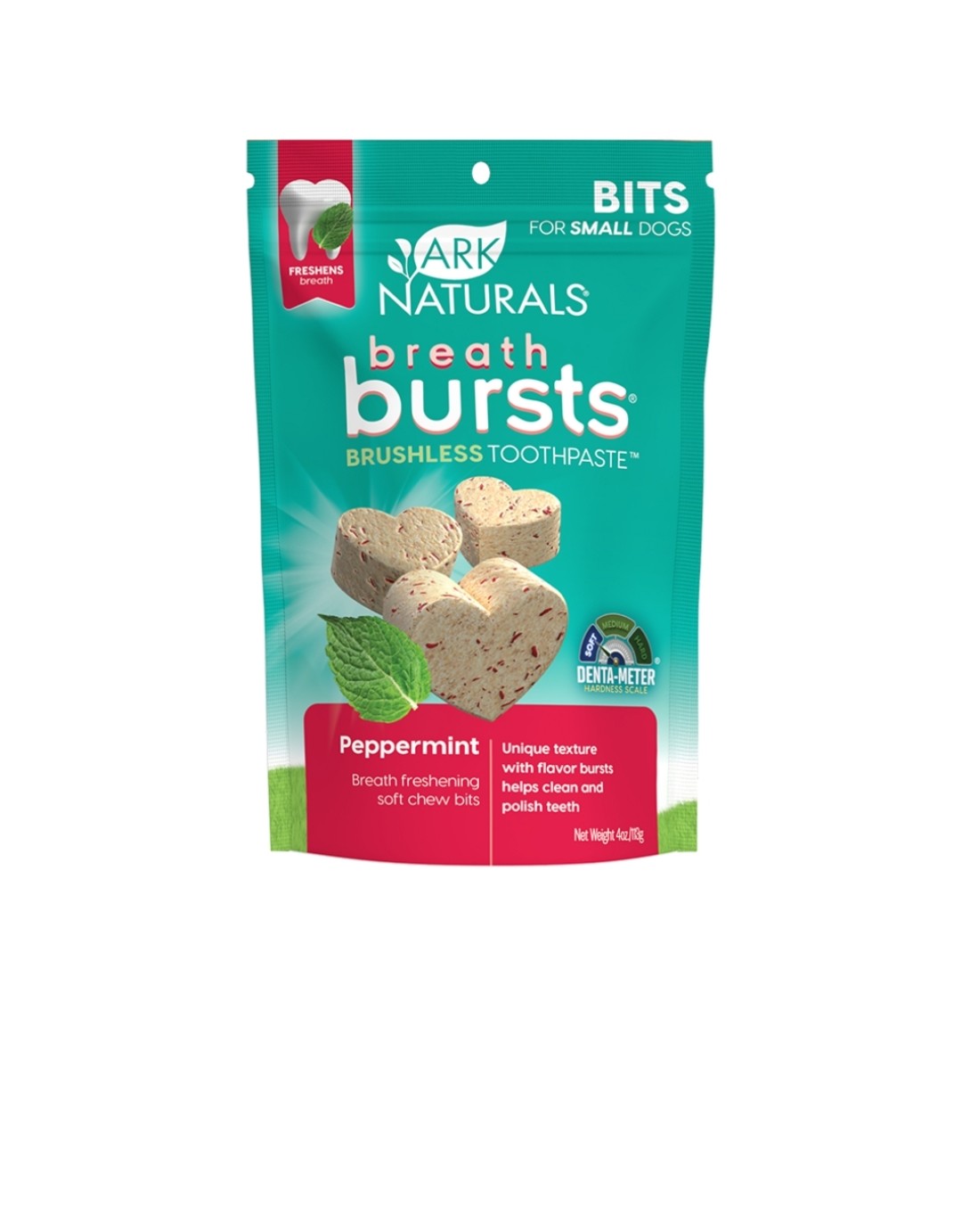 Ark Naturals Dog Breath Bursts Peppermint Bits 4oz