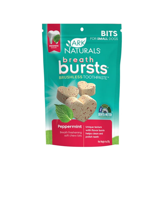 Ark Naturals Dog Breath Bursts Peppermint Bits 4oz