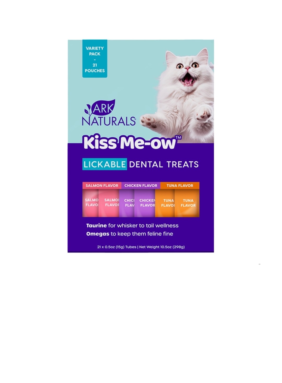 Ark Naturals Cat Kiss Me- ow Lickable Variety Pack 10.5oz