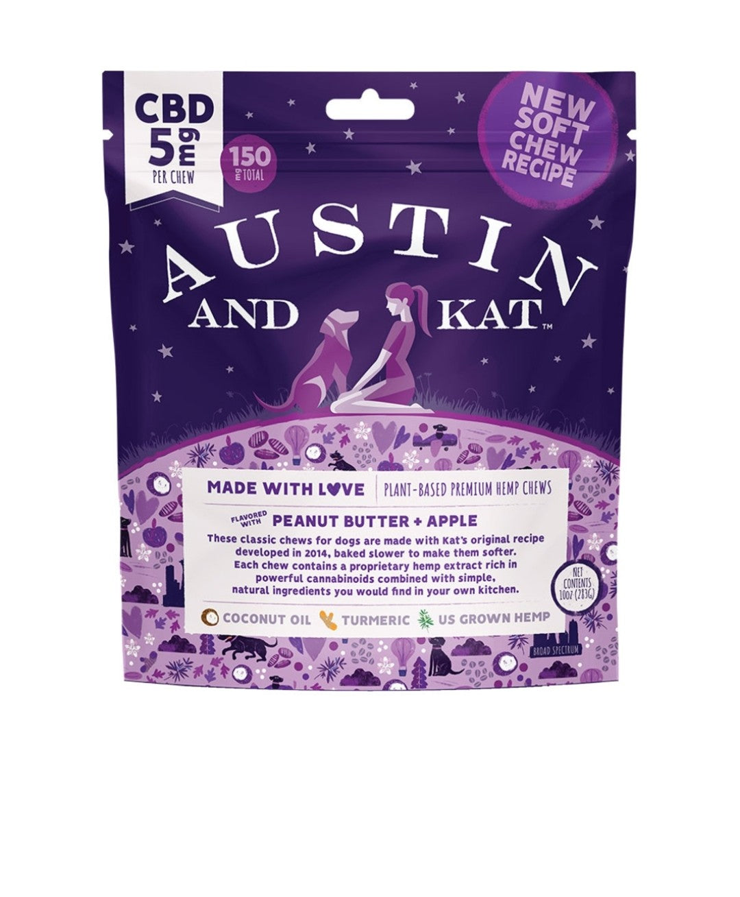 Austin and Kat Dog CBD Premium Chews 5Mg 10oz