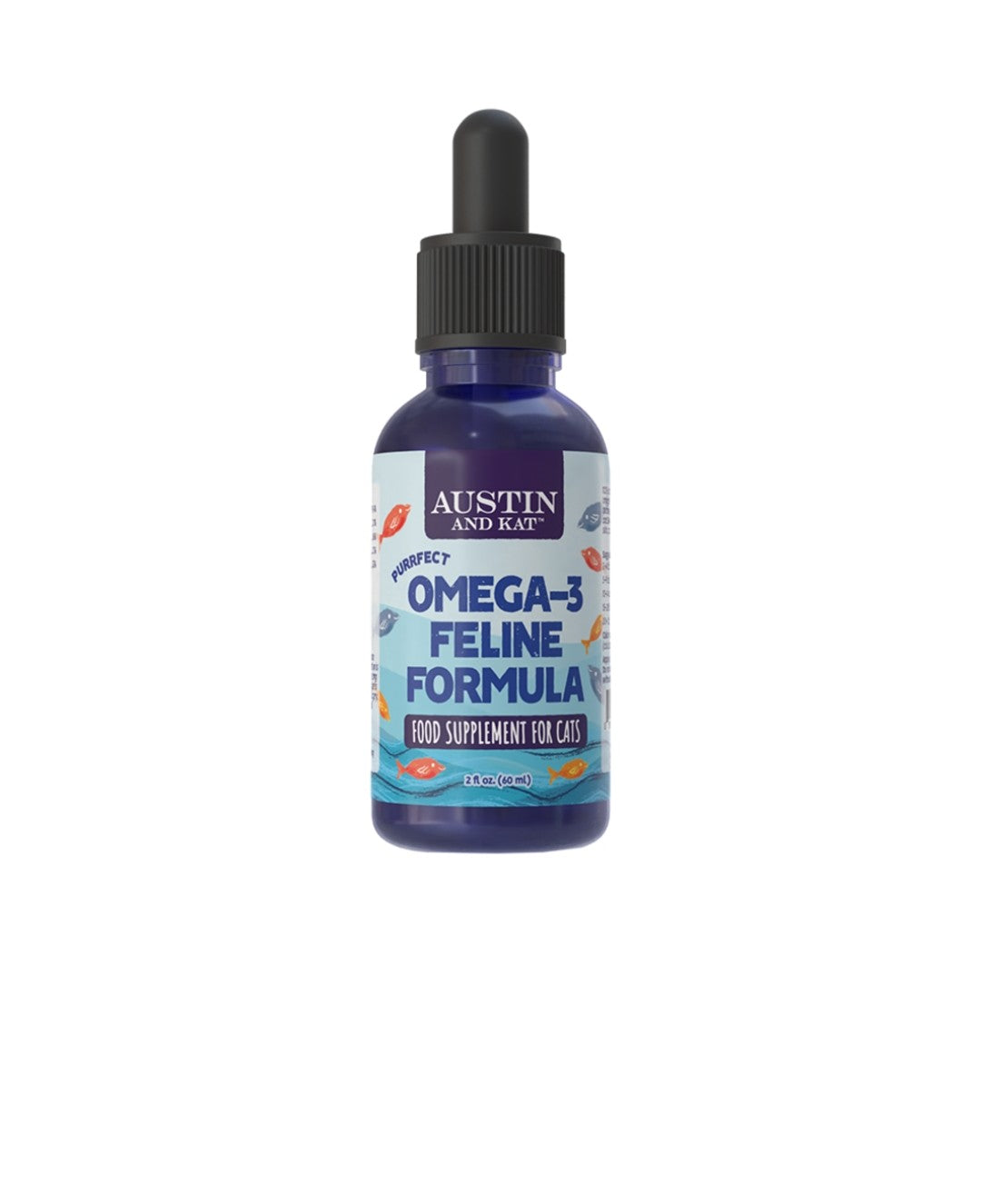 Austin and Kat Cat Purrfect Omega 3 Tincture 2oz