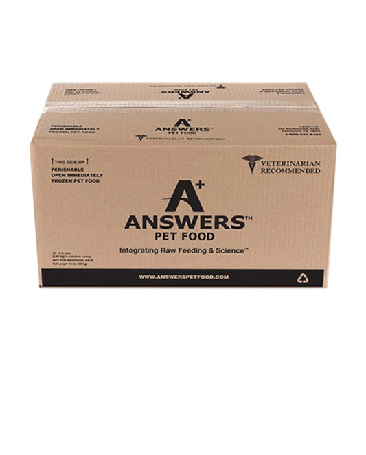 Answers Dog Mighty Raw Individual 1lb Chubs 40lb Bulk