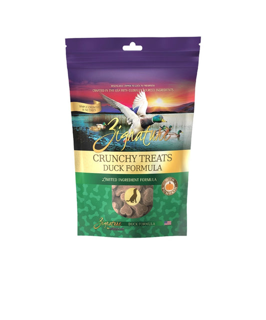 Zignature Dog Crunchy Treats Grain Free Duck
