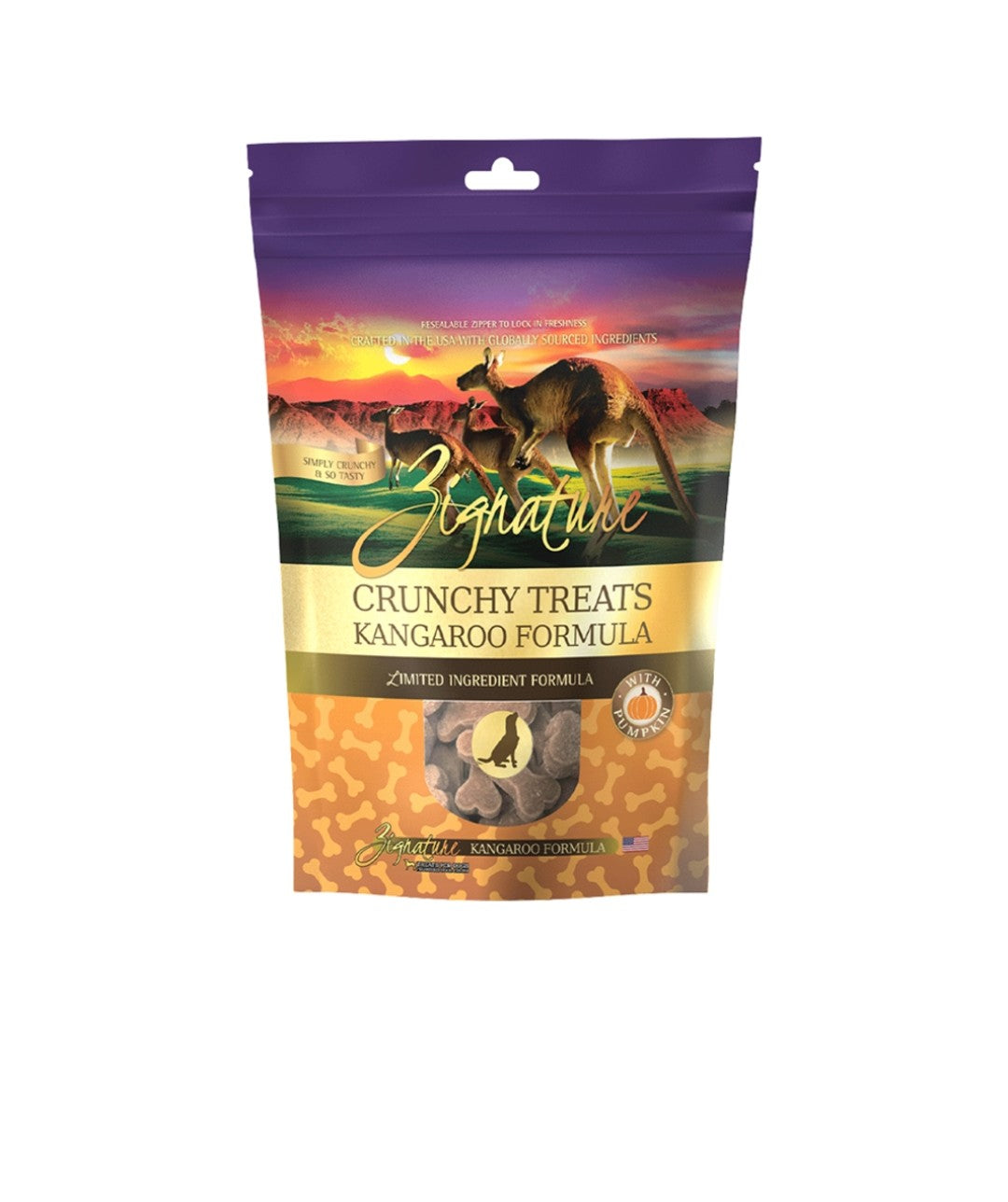 Zignature Dog Treats Grain Free Kangaroo 12oz