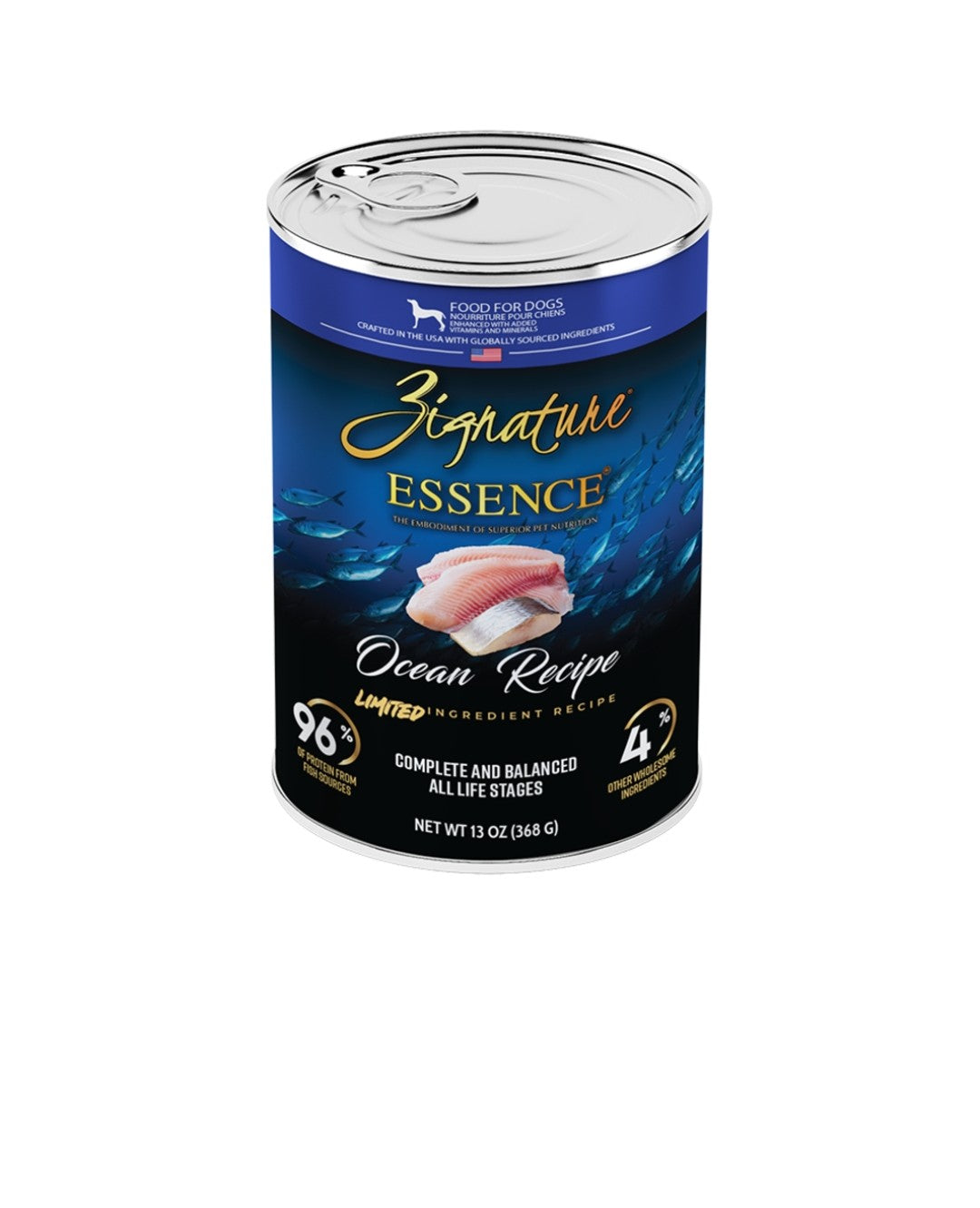 Zignature Dog Essence Limited Ingredient Ocean 13oz 12 pack
