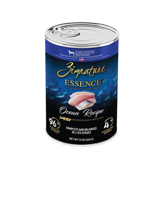 Zignature Dog Essence Limited Ingredient Ocean 13oz 12 pack