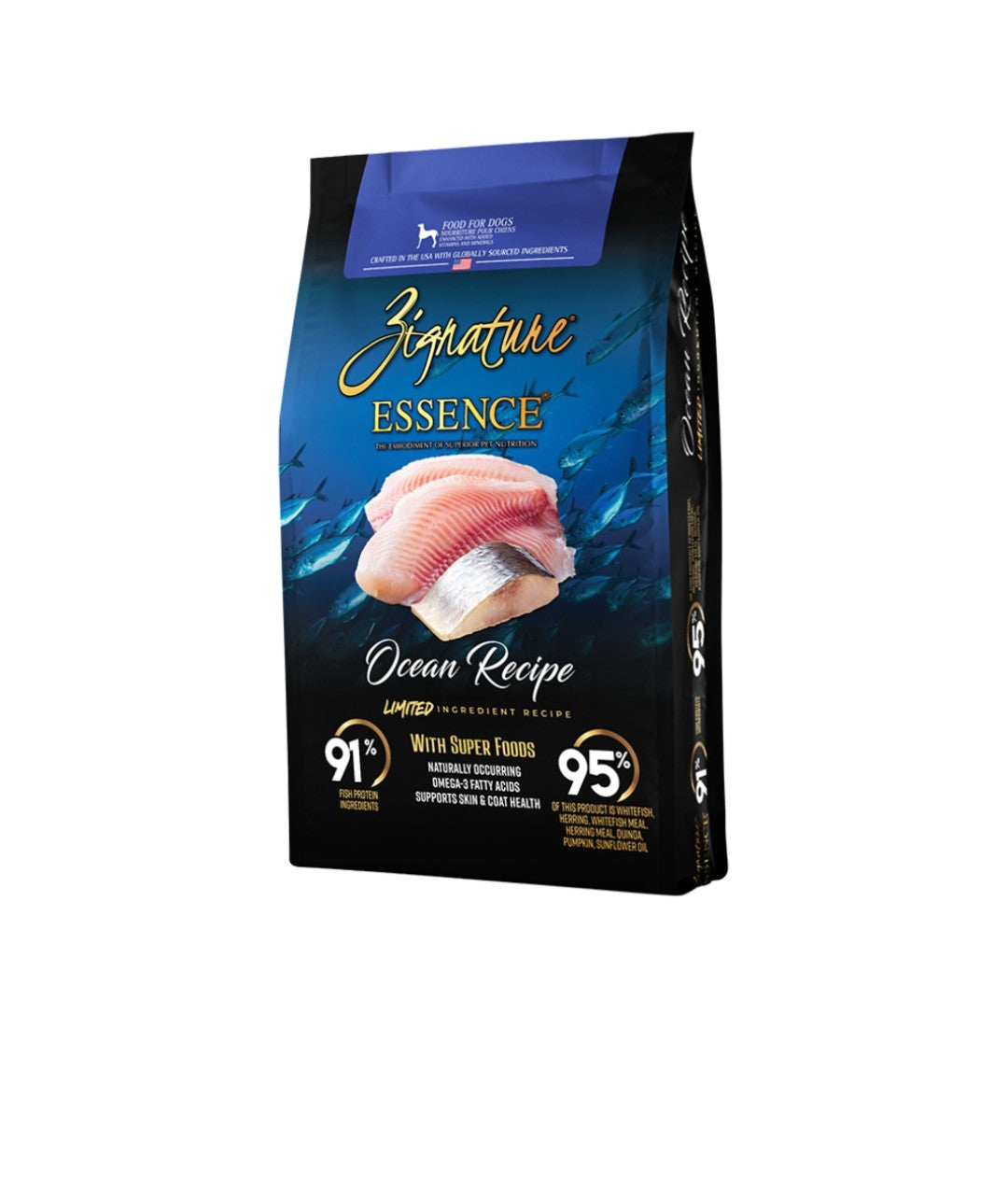 Zignature Dog Essence Limited Ingredient Ocean 21 lb