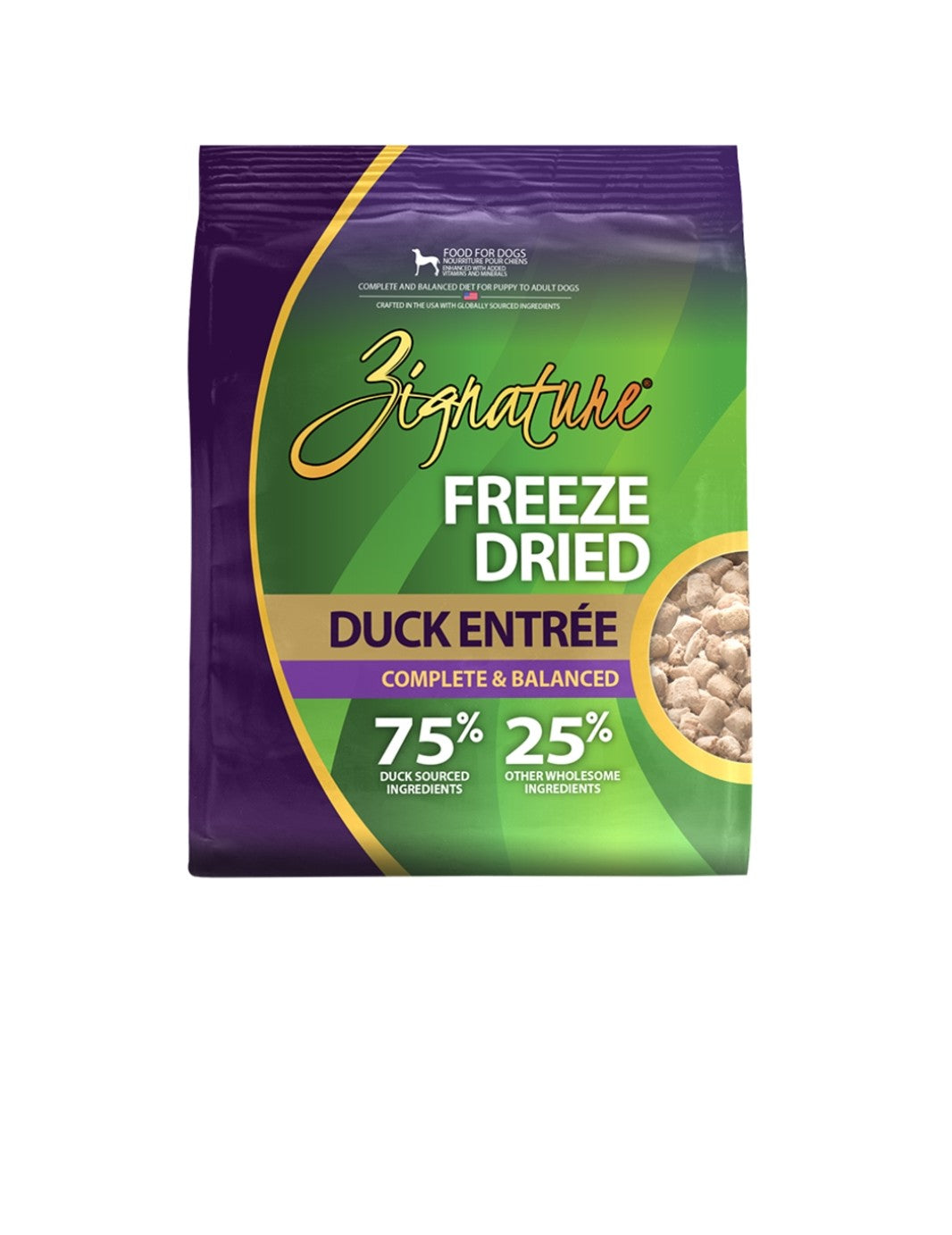 Zignature Dog Freeze Dried Entree Duck 4 oz