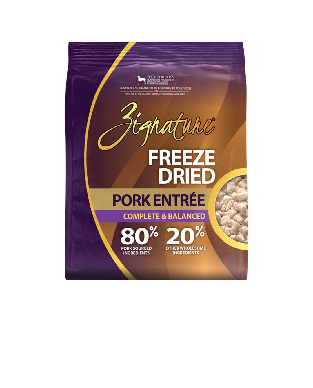Zignature Dog Freeze Dried Entree Pork 4oz