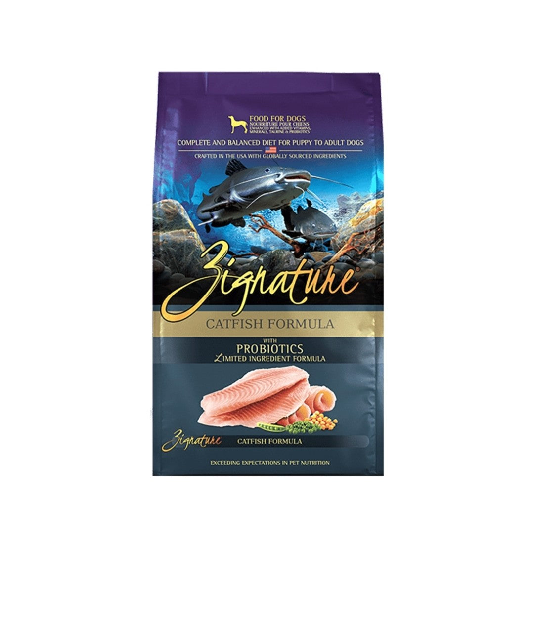 Zignature Dog Original Grain Free Catfish 4lb