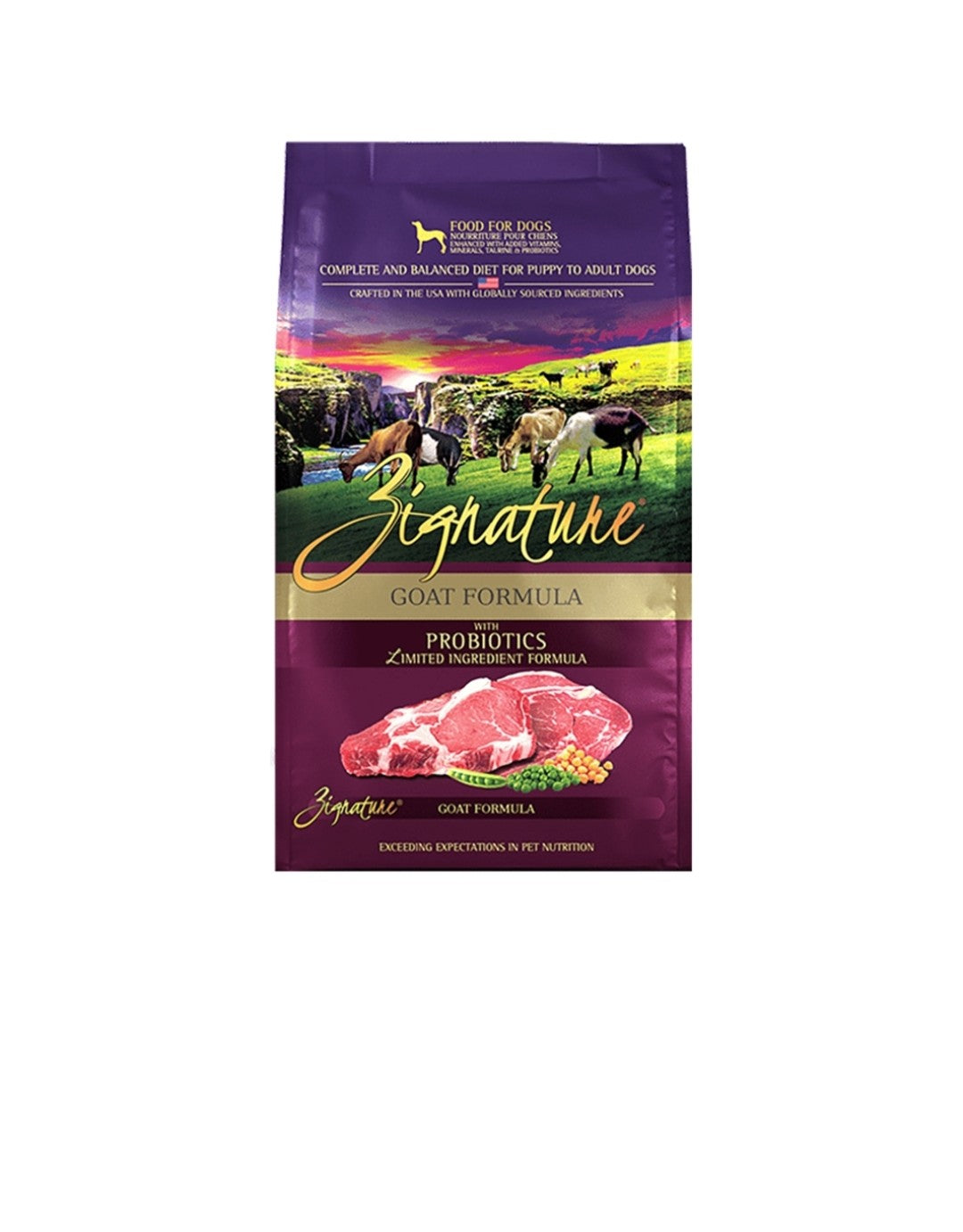 Zignature Dog Original Grain Free Goat With Probiotics 4lb