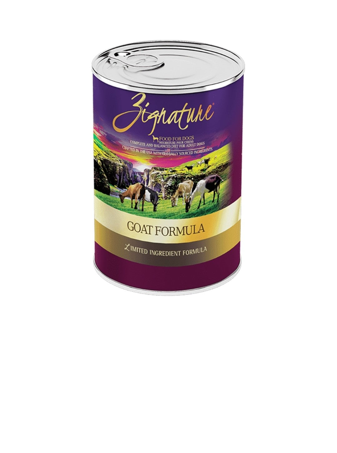 Zignature Dog Original Grain Free Goat With Probiotics 13oz 12 pack