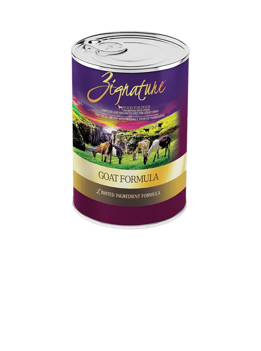 Zignature Dog Original Grain Free Goat With Probiotics 13oz 12 pack