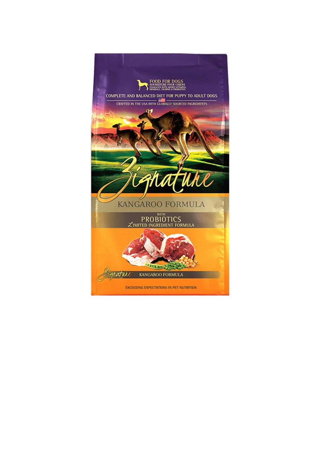 Zignature Dog Original Grain Free Kangaroo with Probiotics 4lb