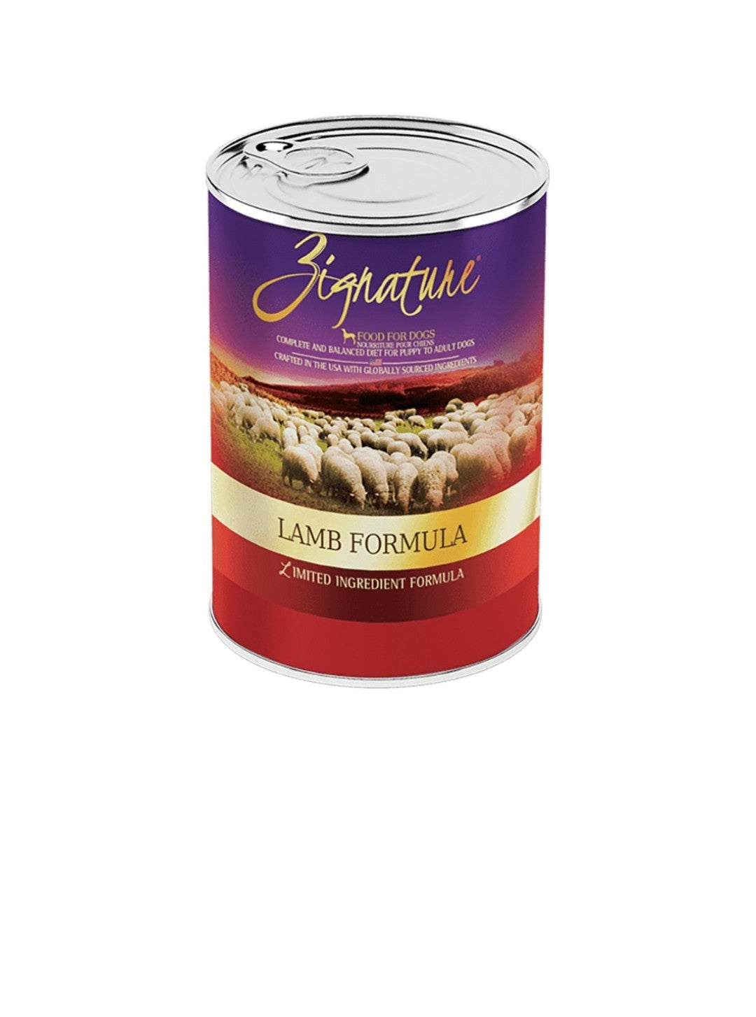 Zignature Dog Original Grain Free Lamb With Probiotics 13oz cans 12 pack