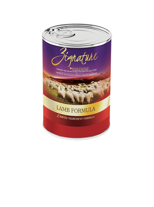 Zignature Dog Original Grain Free Lamb With Probiotics 13oz cans 12 pack