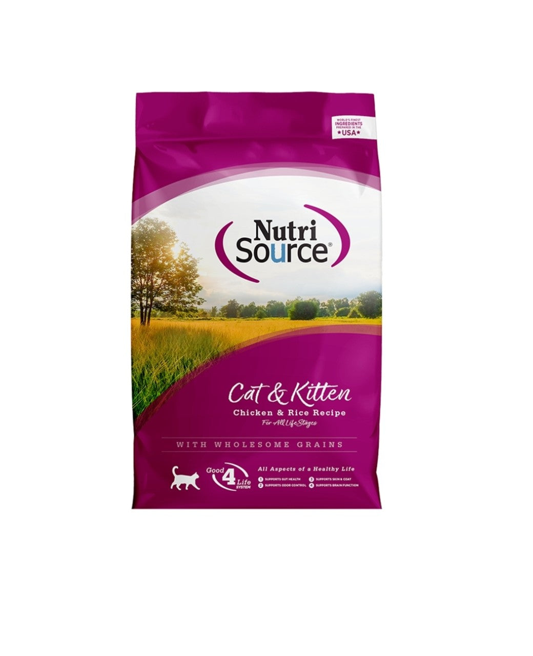Nutrisource Cat Adult And Kitten Chicken And Rice 12 lbs